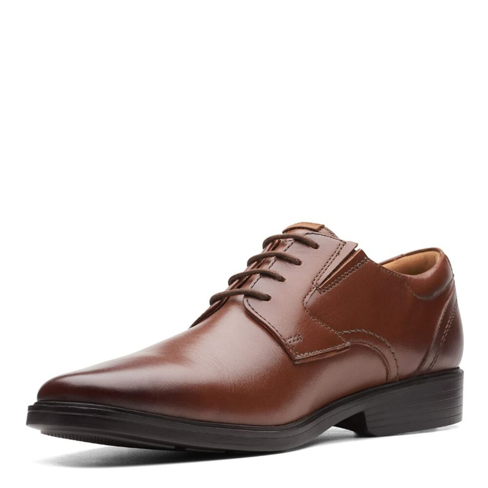 NWT Clarks Men's Clarkslite Low Oxford, Tan Leather, 9